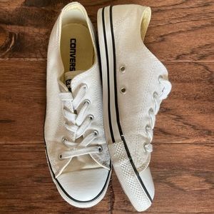 White Converse sneakers